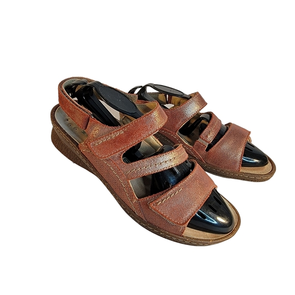 Mephisto Mobils Shimmer Leather Fall 3 Season Sandal Women's 38 EU - Picture 6 of 14